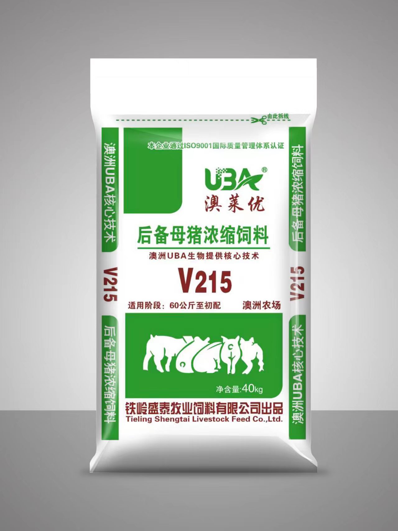 新品上市 V215----后備母豬濃縮飼料